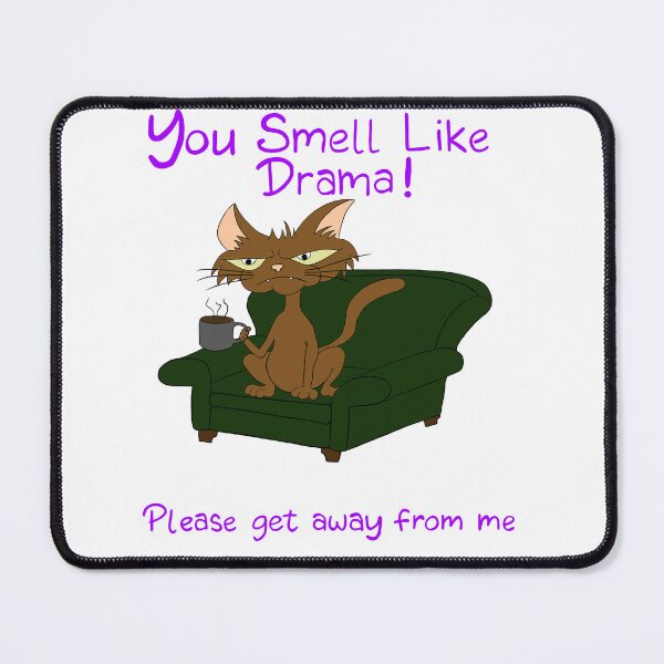 Item preview, Grumpy Kitty Purple Text designed and sold by 8th-Degree-Art.