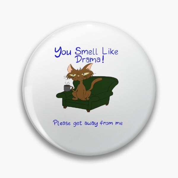 Item preview, Grumpy Kitty Blue Text designed and sold by 8th-Degree-Art.