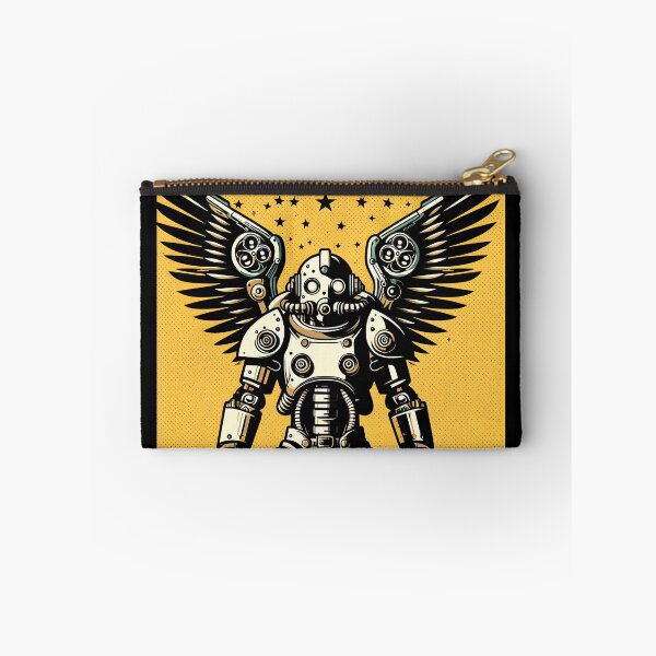 Item preview, Robot with Mechanical Wing Pop Art Style designed and sold by artofuniverse.