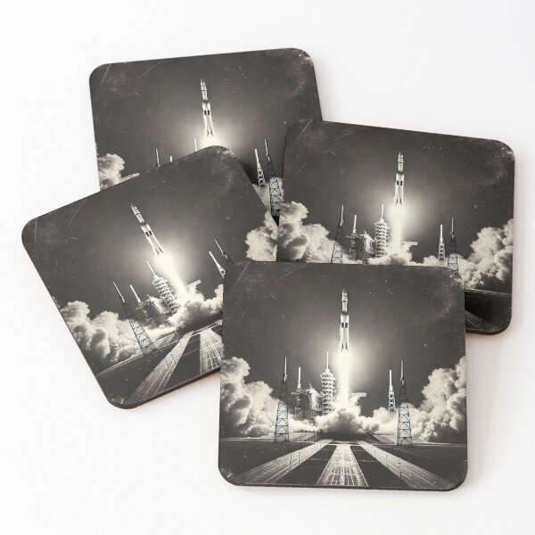 Item preview, Retro Rocket Launch designed and sold by RuiTructt.