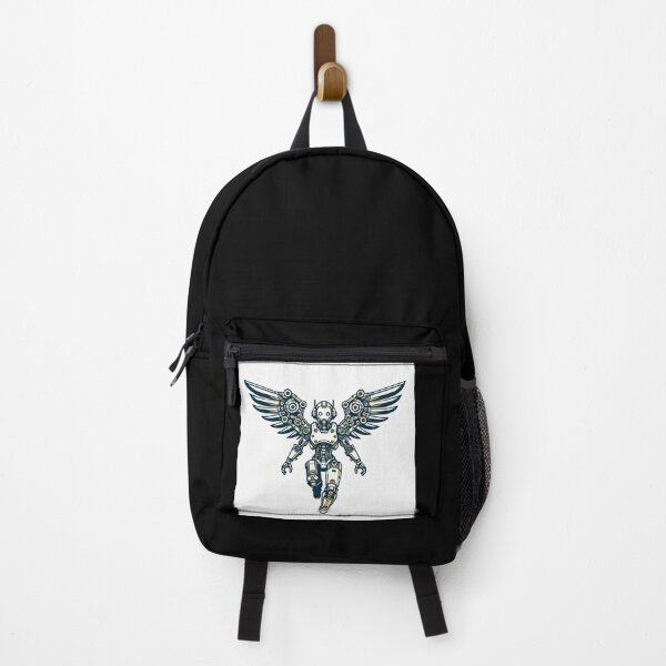 Item preview, Robot with Mechanical Wing Pop Art Style designed and sold by artofuniverse.