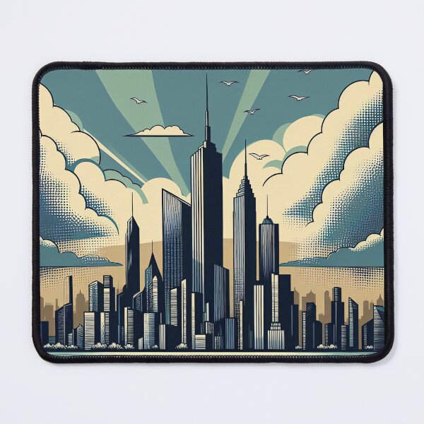 Item preview, Dystopian City Pop Art Style designed and sold by artofuniverse.