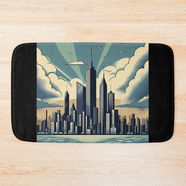 Item preview, Dystopian City Pop Art Style designed and sold by artofuniverse.