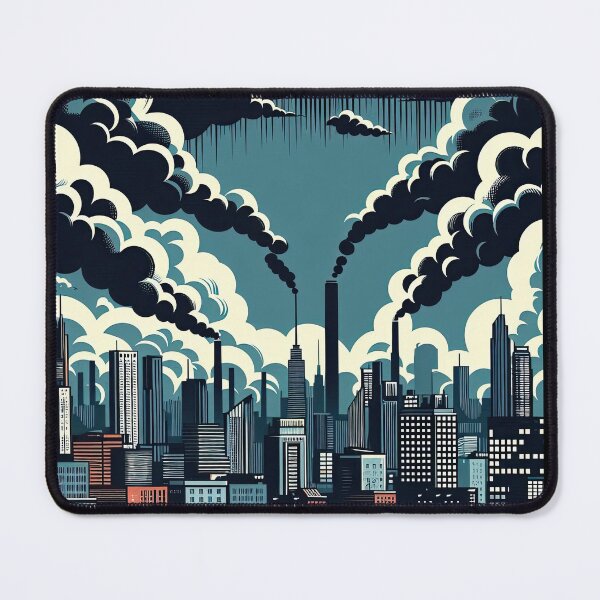 Item preview, Dystopian City Pop Art Style designed and sold by artofuniverse.