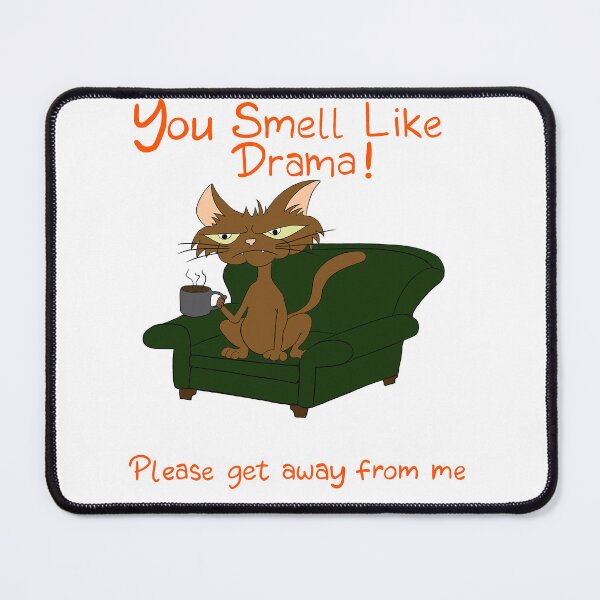 Item preview, Grumpy Kitty Orange Text designed and sold by 8th-Degree-Art.