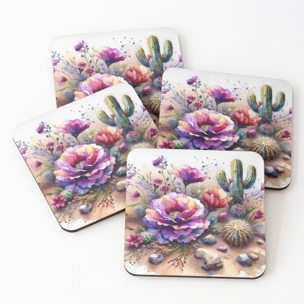 Item preview, Alcohol ink,Desert,Cactus designed and sold by deniz kaya.