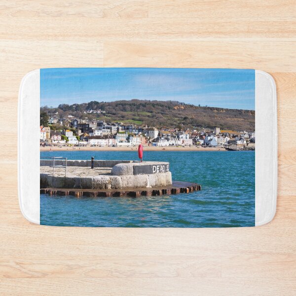 Item preview, View of Lyme Regis Seafront from the Harbour designed and sold by Dorset Girl.