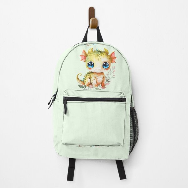 Item preview, Baby dragon - watercolors - "be strong little one" motivational quotes for kids nursery decor little animal designed and sold by Fantasy Cache.