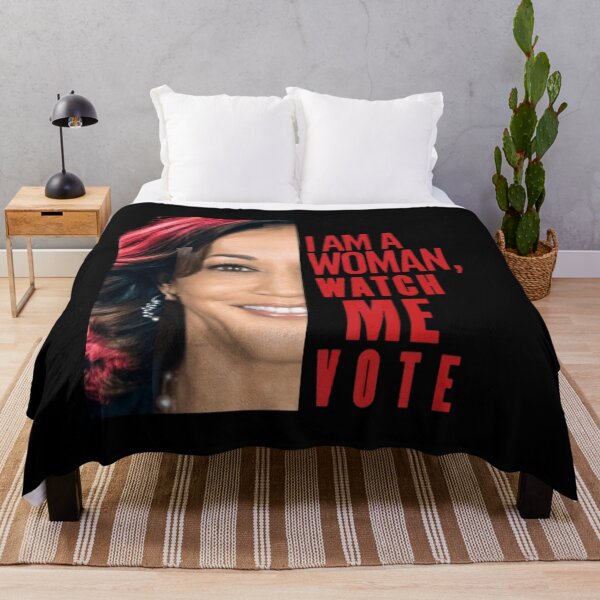 Item preview, I Am A Woman Watch Me Vote Kamala Harris designed and sold by Flirt-Teez.