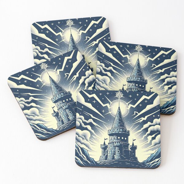 Item preview, Wizard Tower Pop Art Style designed and sold by artofuniverse.