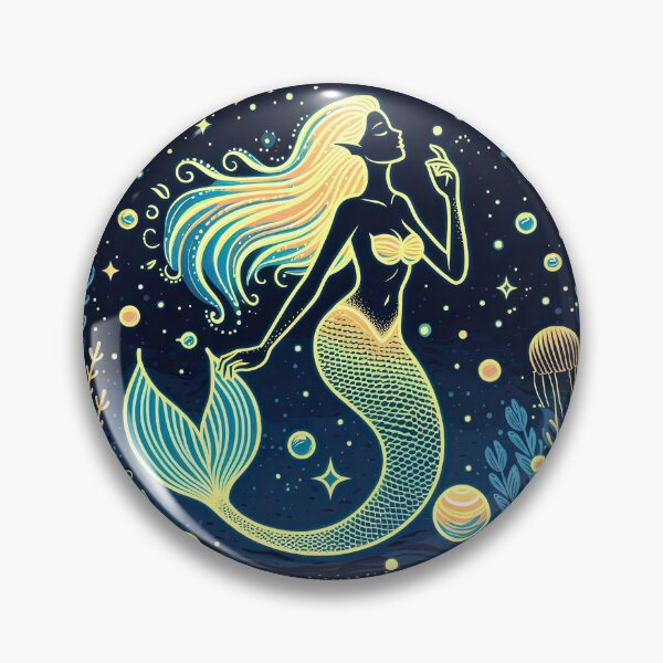 Item preview, Mermaid Pop Art Style designed and sold by artofuniverse.