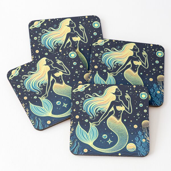 Item preview, Mermaid Pop Art Style designed and sold by artofuniverse.