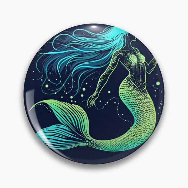 Item preview, Mermaid Pop Art Style designed and sold by artofuniverse.