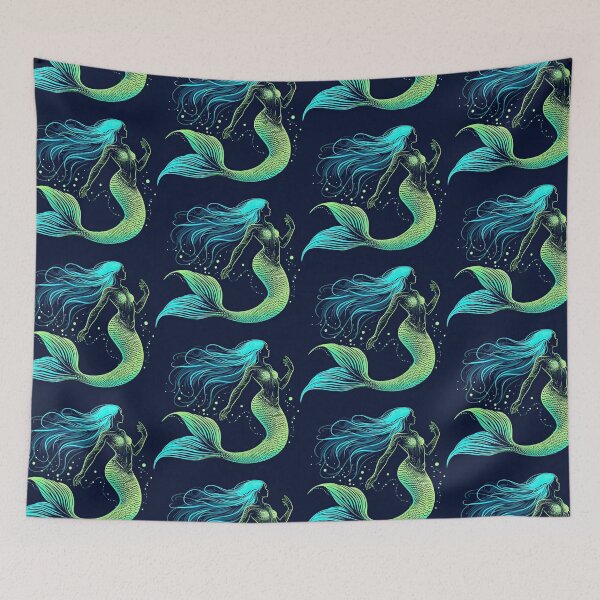 Item preview, Mermaid Pop Art Style designed and sold by artofuniverse.
