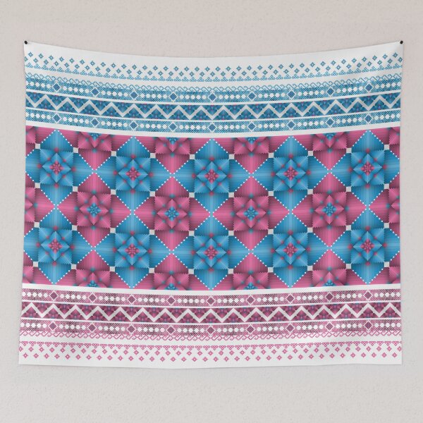 Item preview, Sakura ethnic modern fabric pattern designed and sold by _Patternique_.
