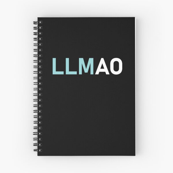 Item preview, "LLMAO" LLM Pun Large Language Models AI Deep Learning T-Shirt designed and sold by Decamegashop.