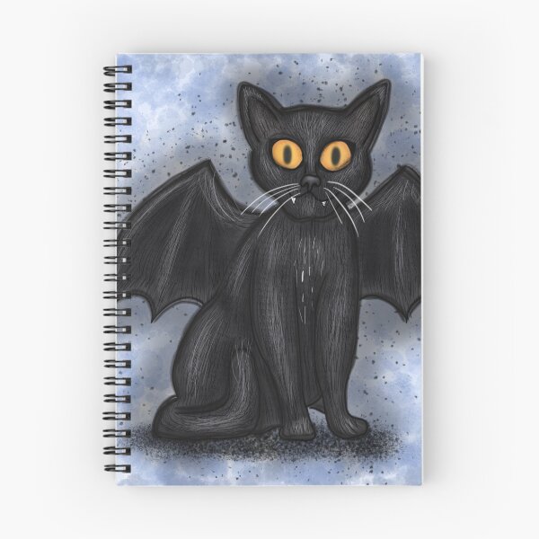 Item preview, Black cat with wings and teeth designed and sold by Aileen-Lights.