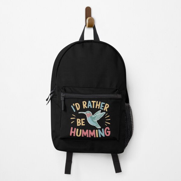 Item preview, I'd Rather Be Humming Colorful Aesthetic Hummingbird for Hummingbird Lovers designed and sold by KLArtzStore.