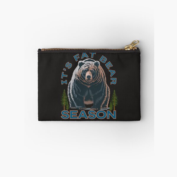Item preview, It's Fat Bear Season: Bold Bear Illustration For Outdoor Adventure Fans designed and sold by elynne9.