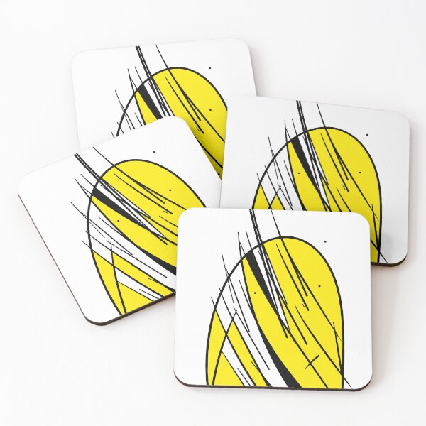 Item preview, Yellow Abstract Creature Design designed and sold by CrazySoulArt.