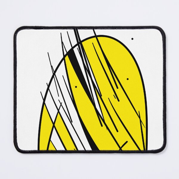 Item preview, Yellow Abstract Creature Design designed and sold by CrazySoulArt.