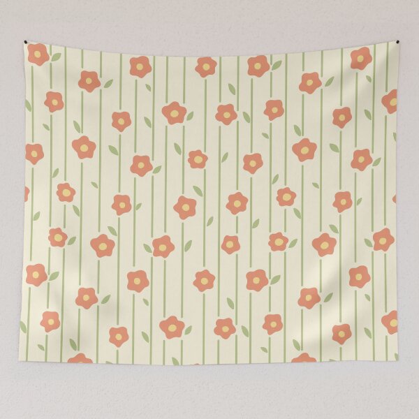 Item preview, Floral Pattern - Orange designed and sold by Sumaia Sharmin.