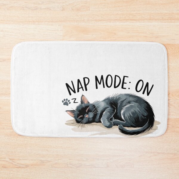 Item preview, black cat nap mode : on designed and sold by erryaccess.