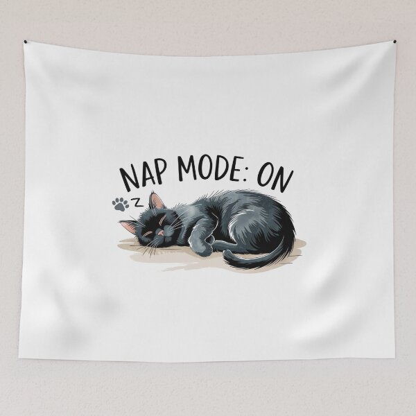 Item preview, black cat nap mode : on designed and sold by erryaccess.