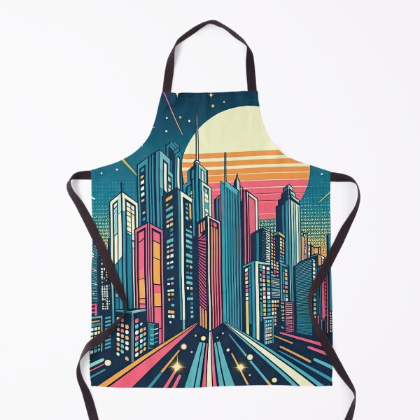 Item preview, Futuristic City Pop Art Style designed and sold by artofuniverse.