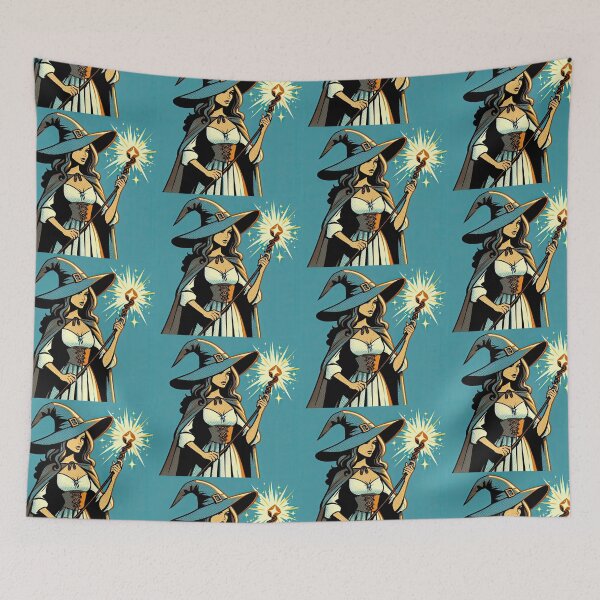 Item preview, Sorceress Pop Art Style designed and sold by artofuniverse.