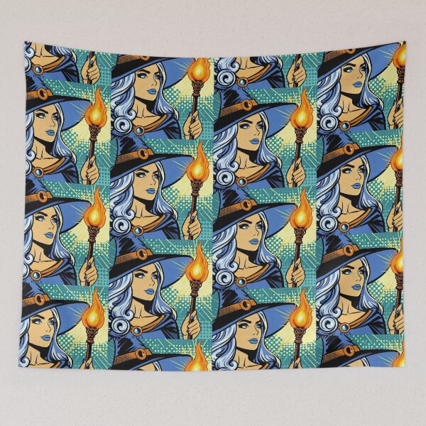 Item preview, Sorceress Pop Art Style designed and sold by artofuniverse.