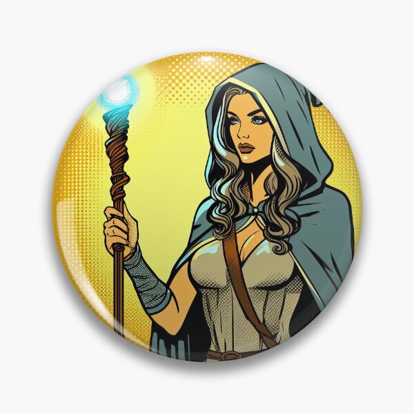 Item preview, Sorceress Pop Art Style designed and sold by artofuniverse.