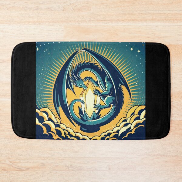 Item preview, Dragon and Crystal Pop Art Style designed and sold by artofuniverse.