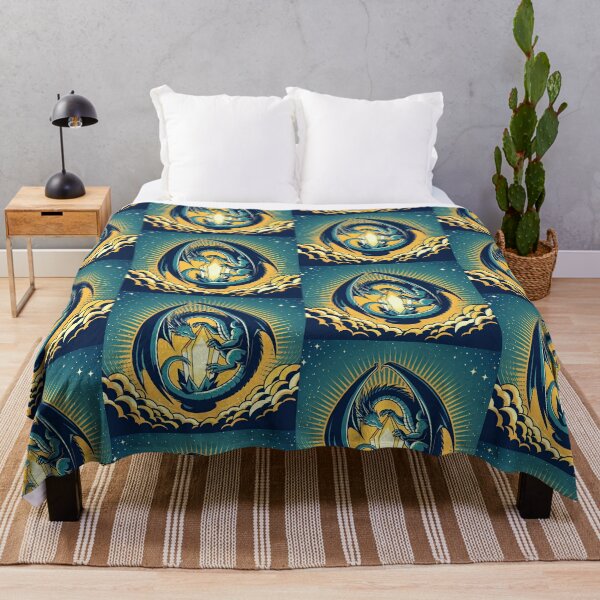 Item preview, Dragon and Crystal Pop Art Style designed and sold by artofuniverse.
