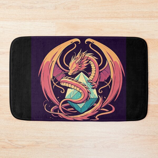 Item preview, Dragon and Crystal Pop Art Style designed and sold by artofuniverse.