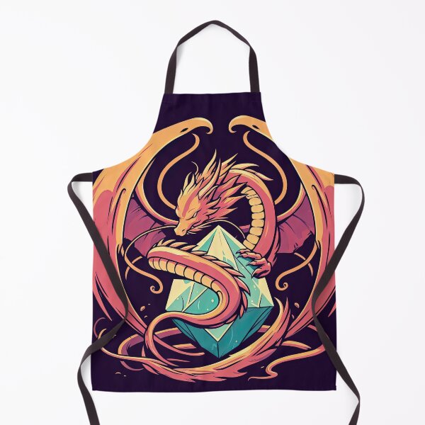 Item preview, Dragon and Crystal Pop Art Style designed and sold by artofuniverse.