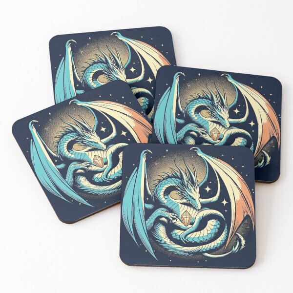 Item preview, Dragon and Crystal Pop Art Style designed and sold by artofuniverse.