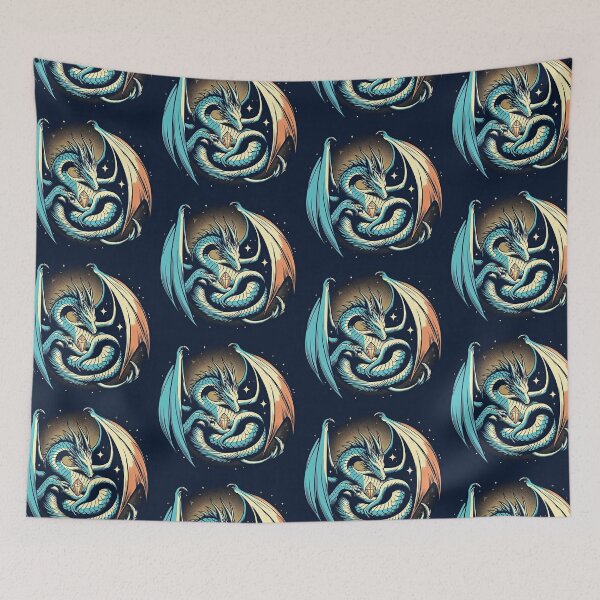 Item preview, Dragon and Crystal Pop Art Style designed and sold by artofuniverse.