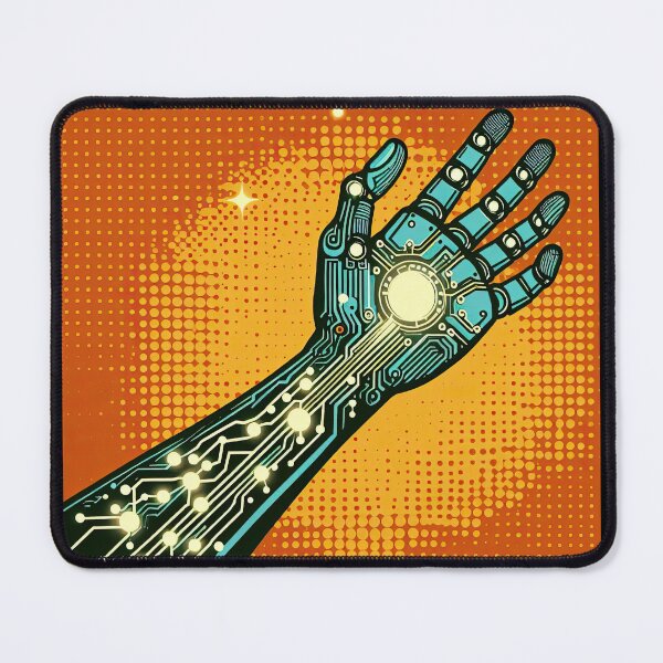 Item preview, Cybernetic Arm Pop Art Style designed and sold by artofuniverse.