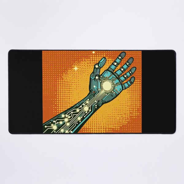 Item preview, Cybernetic Arm Pop Art Style designed and sold by artofuniverse.