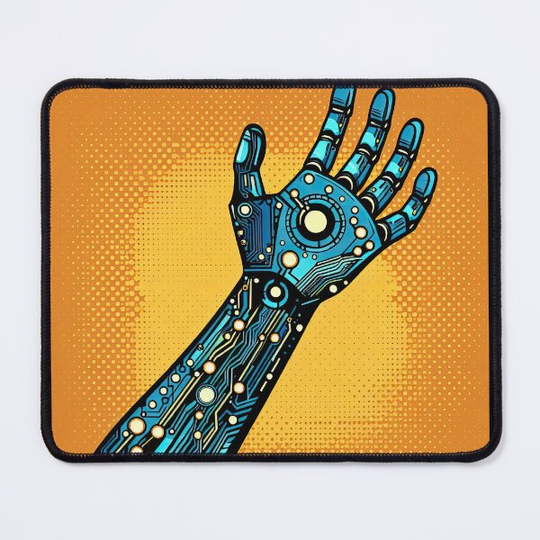 Item preview, Cybernetic Arm Pop Art Style designed and sold by artofuniverse.