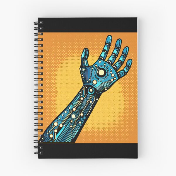 Item preview, Cybernetic Arm Pop Art Style designed and sold by artofuniverse.