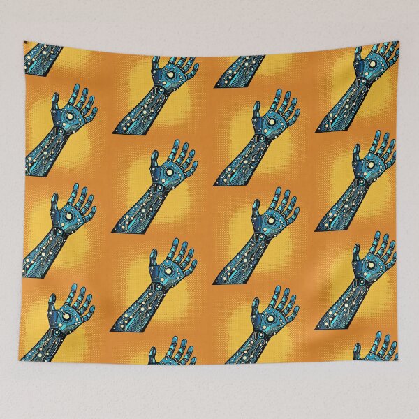 Item preview, Cybernetic Arm Pop Art Style designed and sold by artofuniverse.