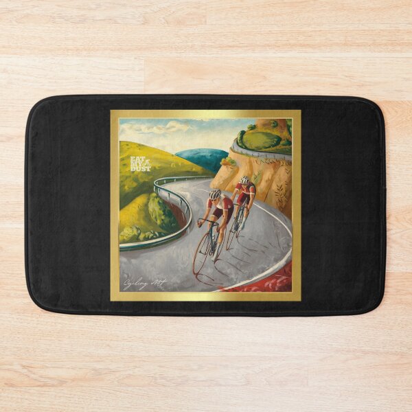Item preview, Cycling Art - A Tough But Rewarding Day In The Saddle - Eat My Dust designed and sold by EatMyDust-Bike.