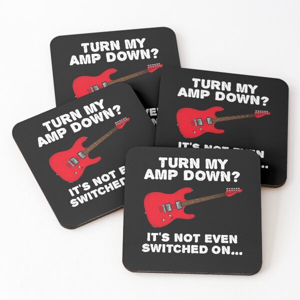 Item preview, Turn My Amp Down, Electric Guitar Church Guitarist Funny (Red) designed and sold by doodlerob.
