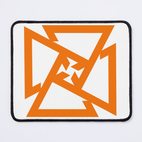 Item preview, Geometric seamless pattern with orange triangel designed and sold by MrDRK1536.