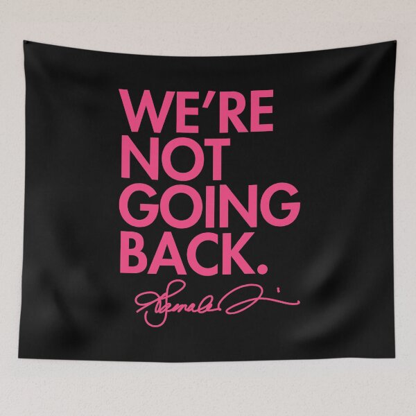 Item preview, WE'RE NOT GOING BACK - KAMALA (coral signature) 1.0 designed and sold by Thelittlelord.