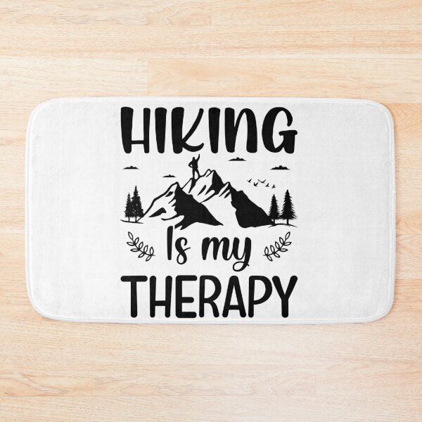 Item preview, Hiking is My Therapy, Nature Lover, Mental Health, ABA Therapist, Speech Therapy, BCBA, Growth Mindset designed and sold by behindthefacts.