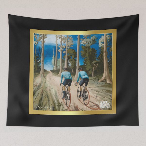 Item preview, Cycling Art - Long Dreamy Days On Gravel - Eat My Dust designed and sold by EatMyDust-Bike.