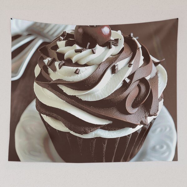 Item preview, Black forest cupcake designed and sold by ArtfullMinds.